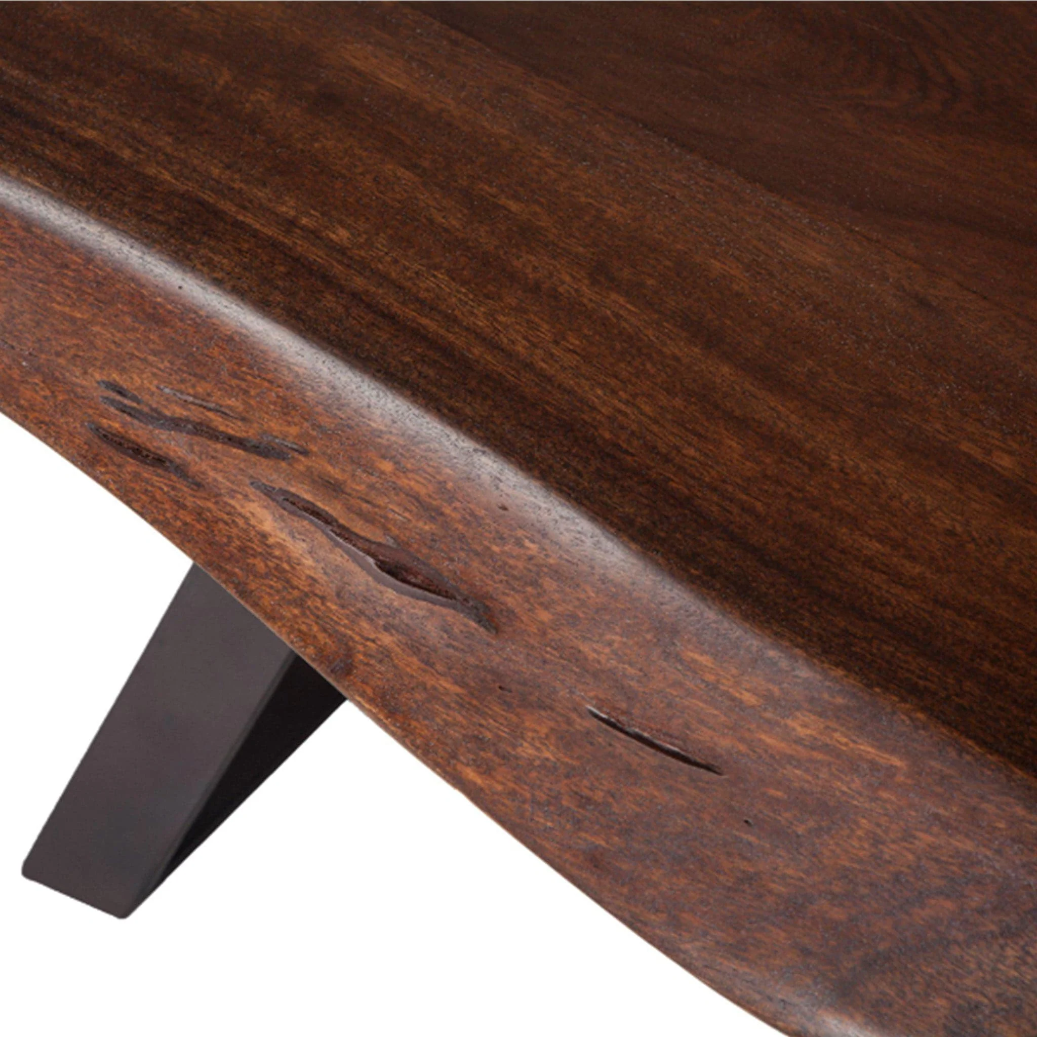 Nottingham Live Edge Dining Bench - Image 7