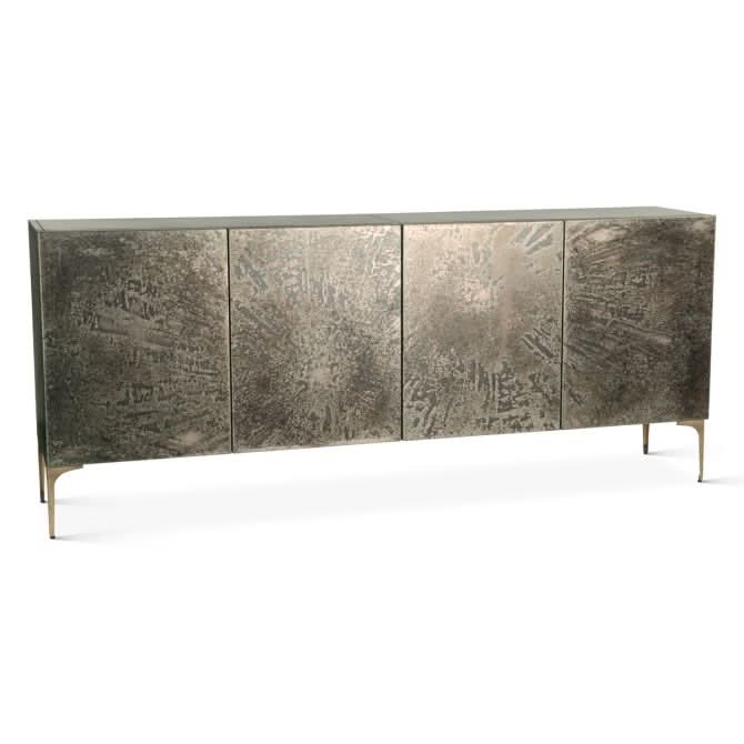 Odessa Modern Four Door Buffet Cabinet