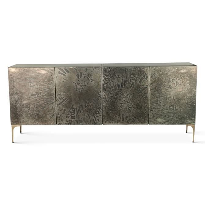 Odessa Modern Four Door Buffet Cabinet - Image 4