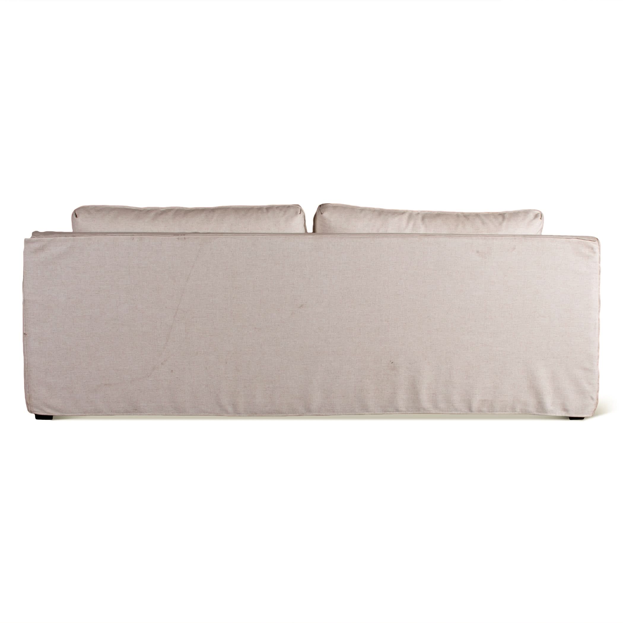 Oliver White Linen Slipcover Sofa - Image 7