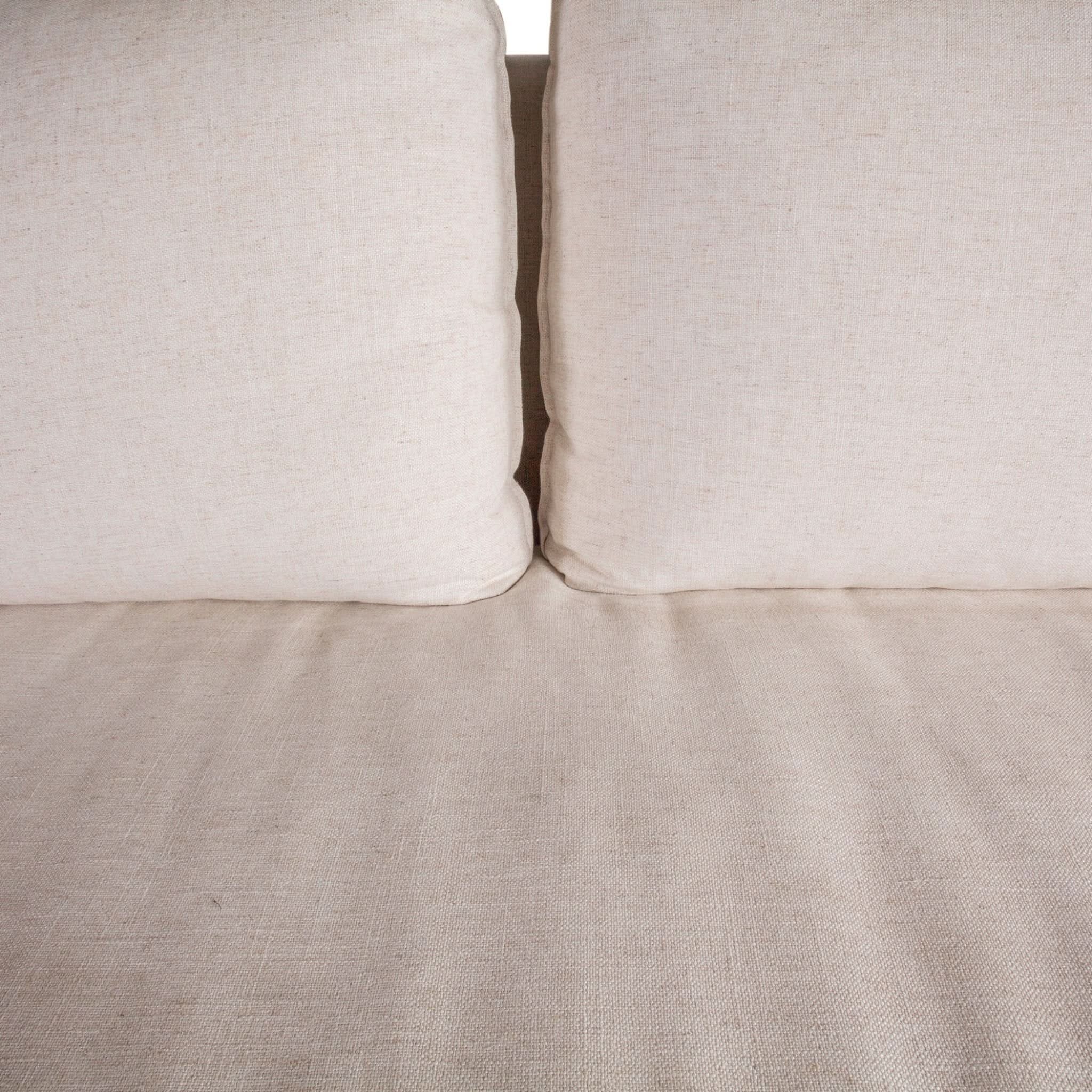 Oliver White Linen Slipcover Sofa - Image 8