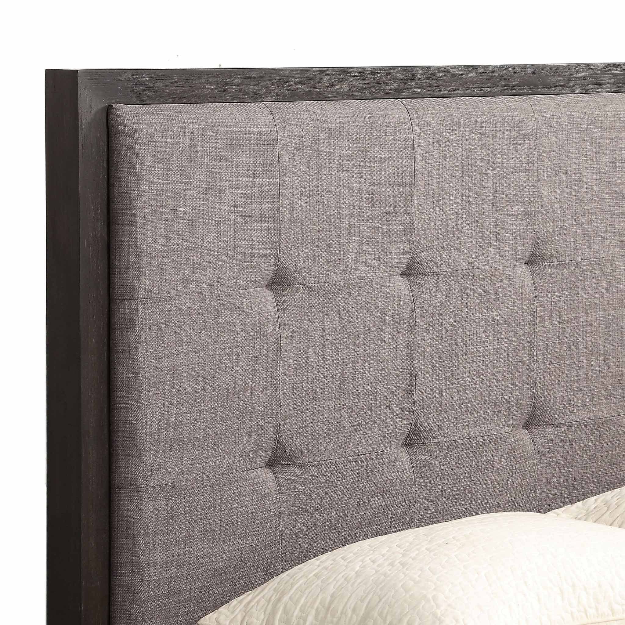 Oxford Upholstered Platform Storage Bed with Footboard Storage - Image 10