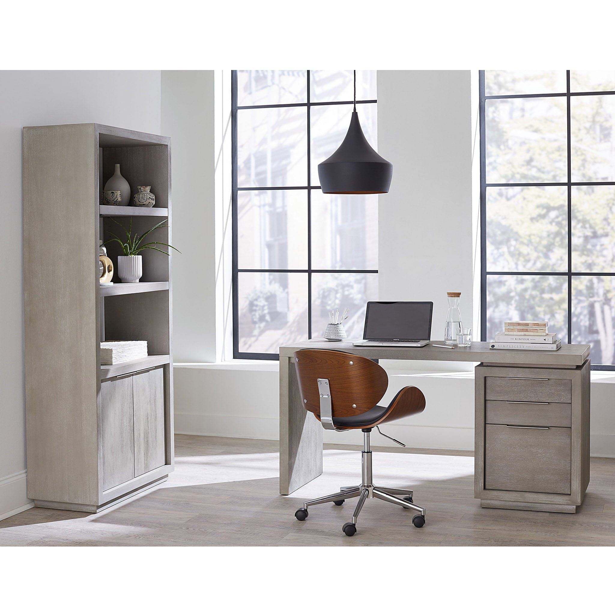 Oxford Single Pedestal Desk - Image 6