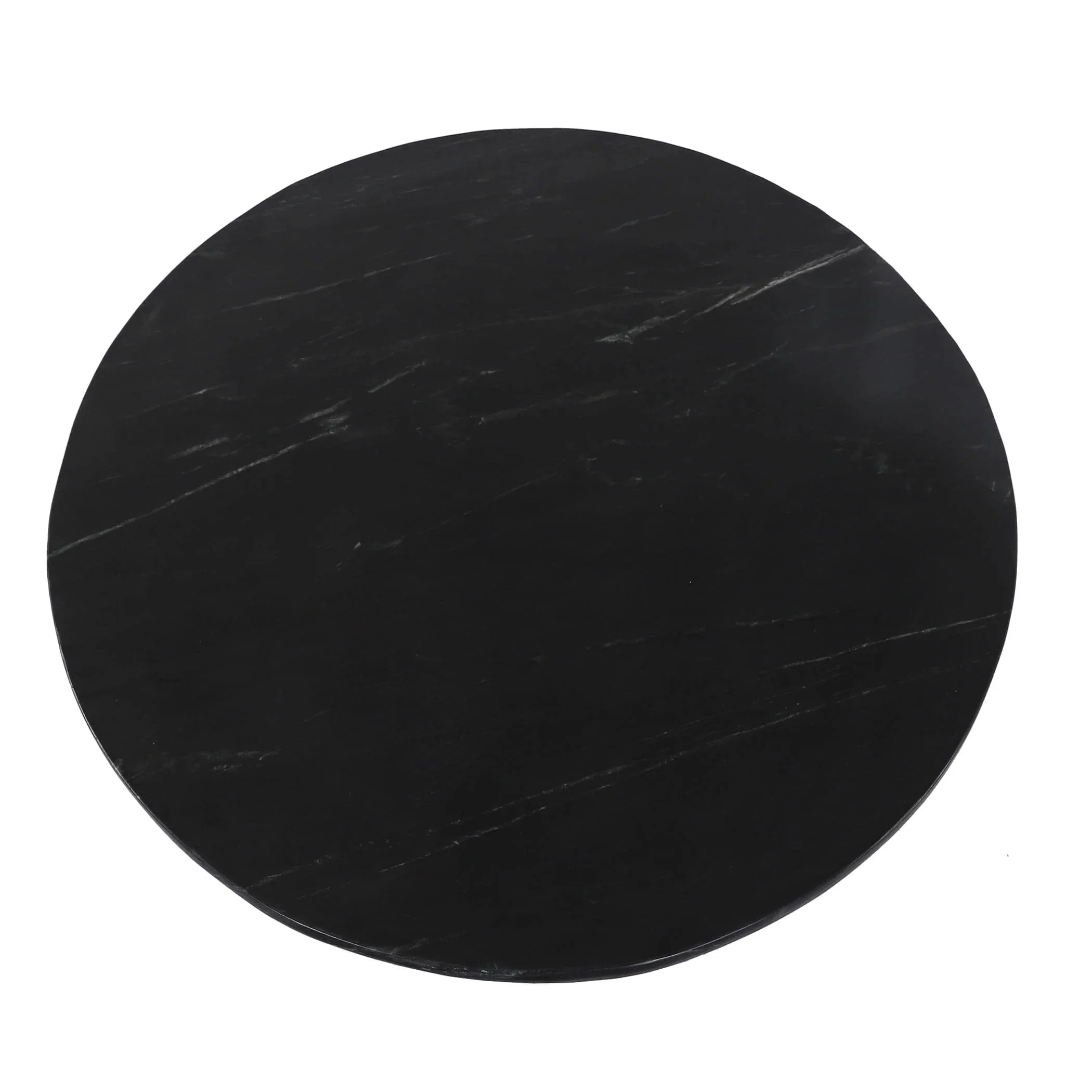Palm Desert Dining Table with Brushed Steel Tulip Base - Image 4