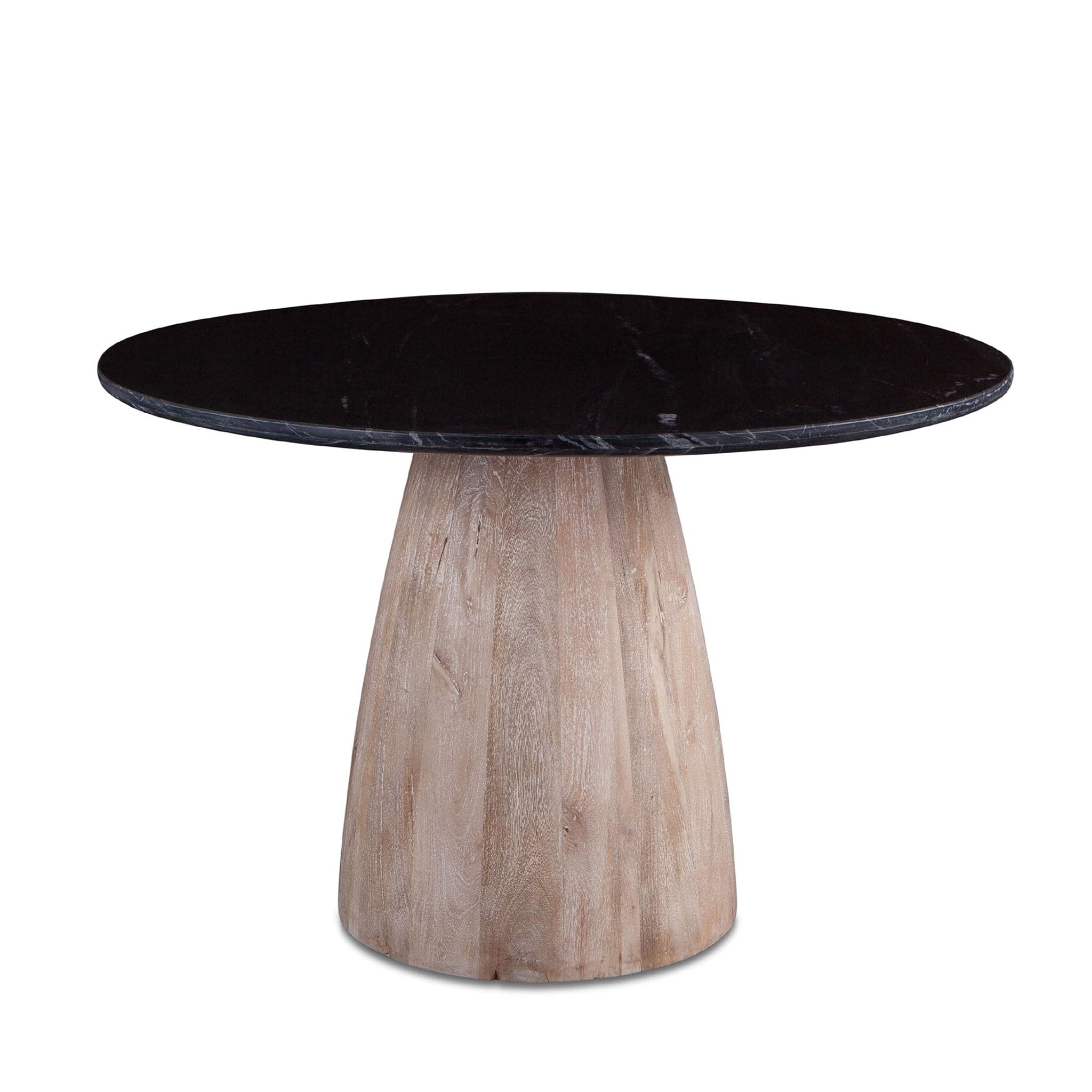 Palm Desert Dining Table with Modern Washed Wood Base - Image 2