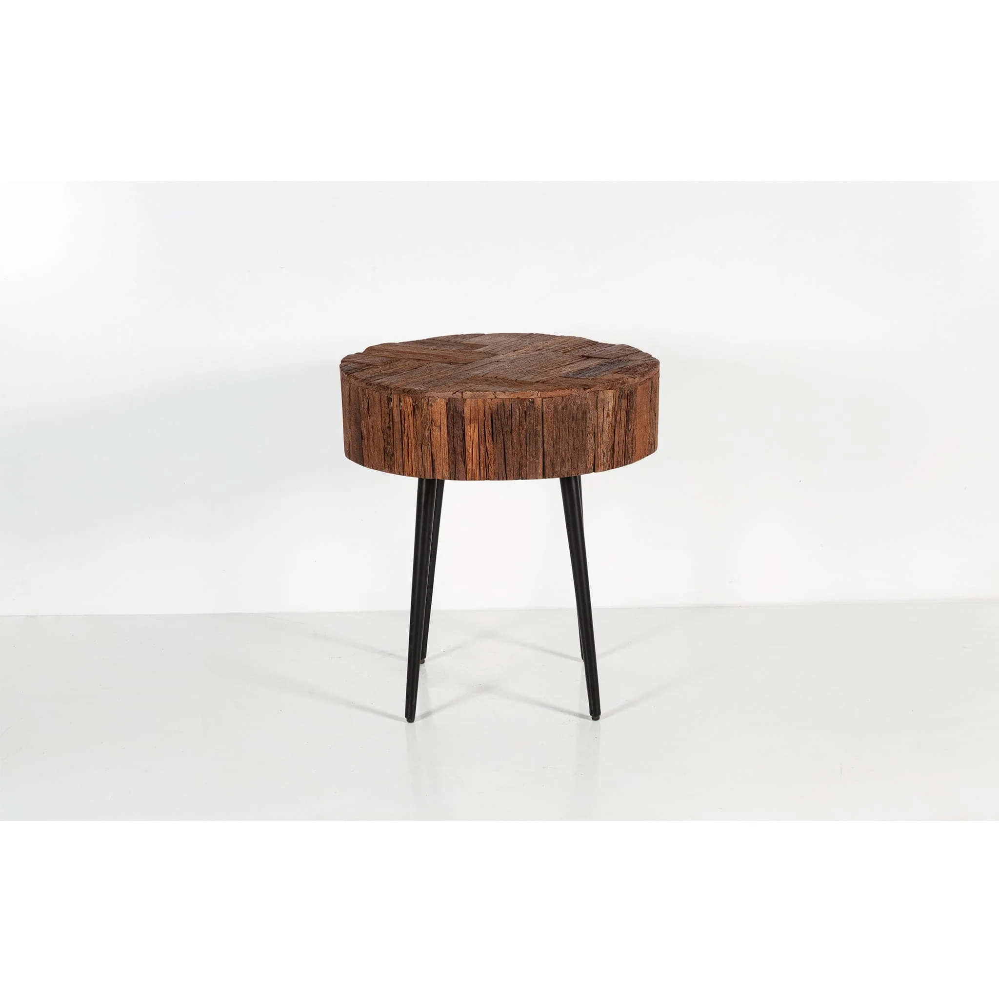 Palm Desert Reclaimed Wood Side Table - Image 6