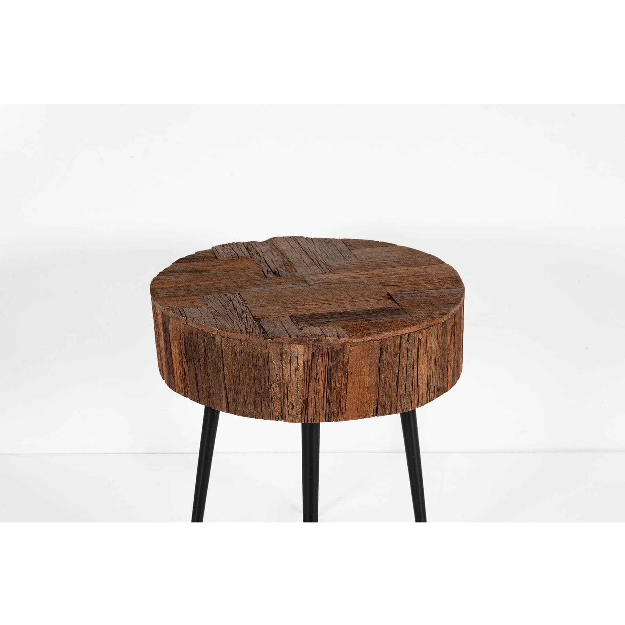 Palm Desert Reclaimed Wood Side Table - Image 8