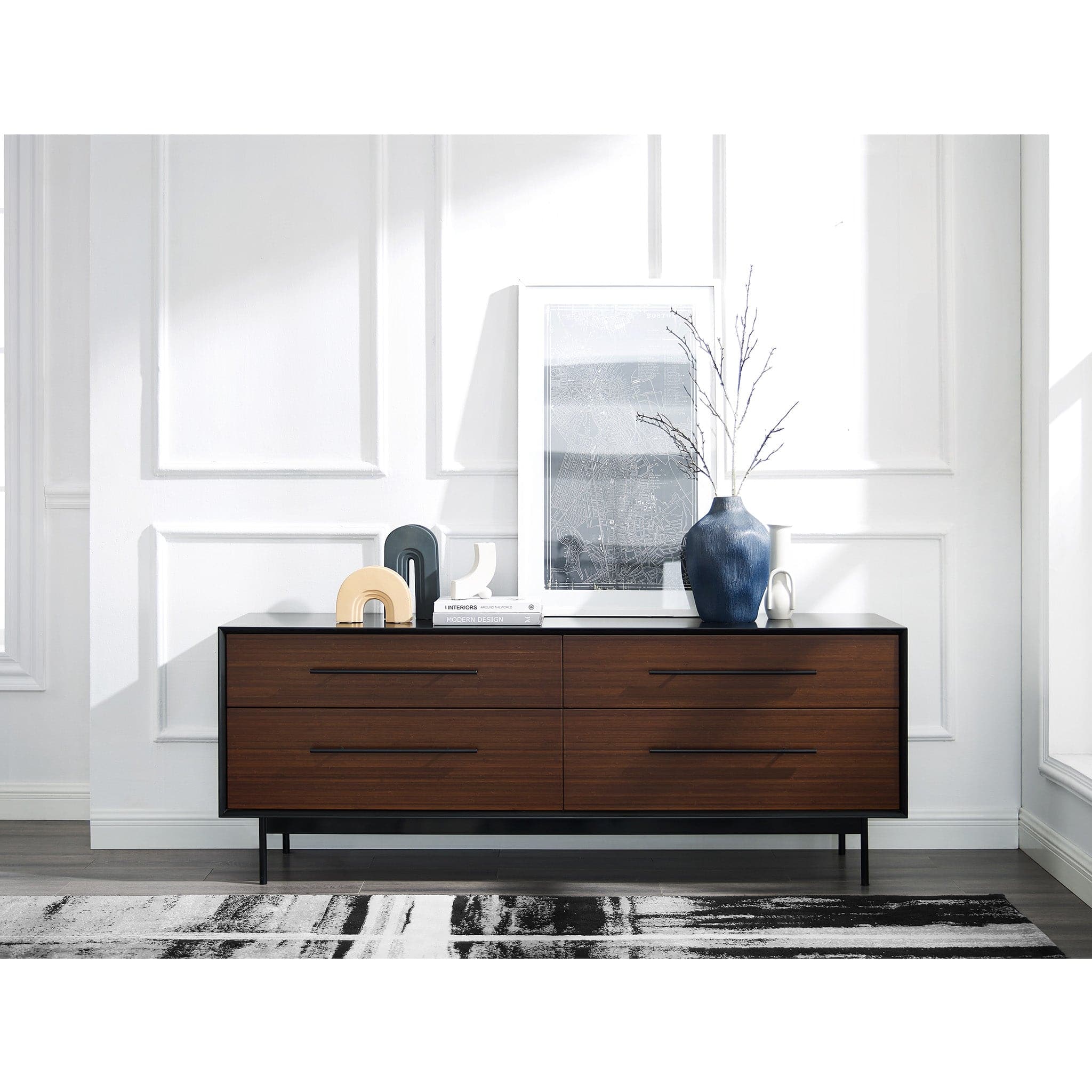 Park Avenue 4 Drawer Double Dresser - Image 3