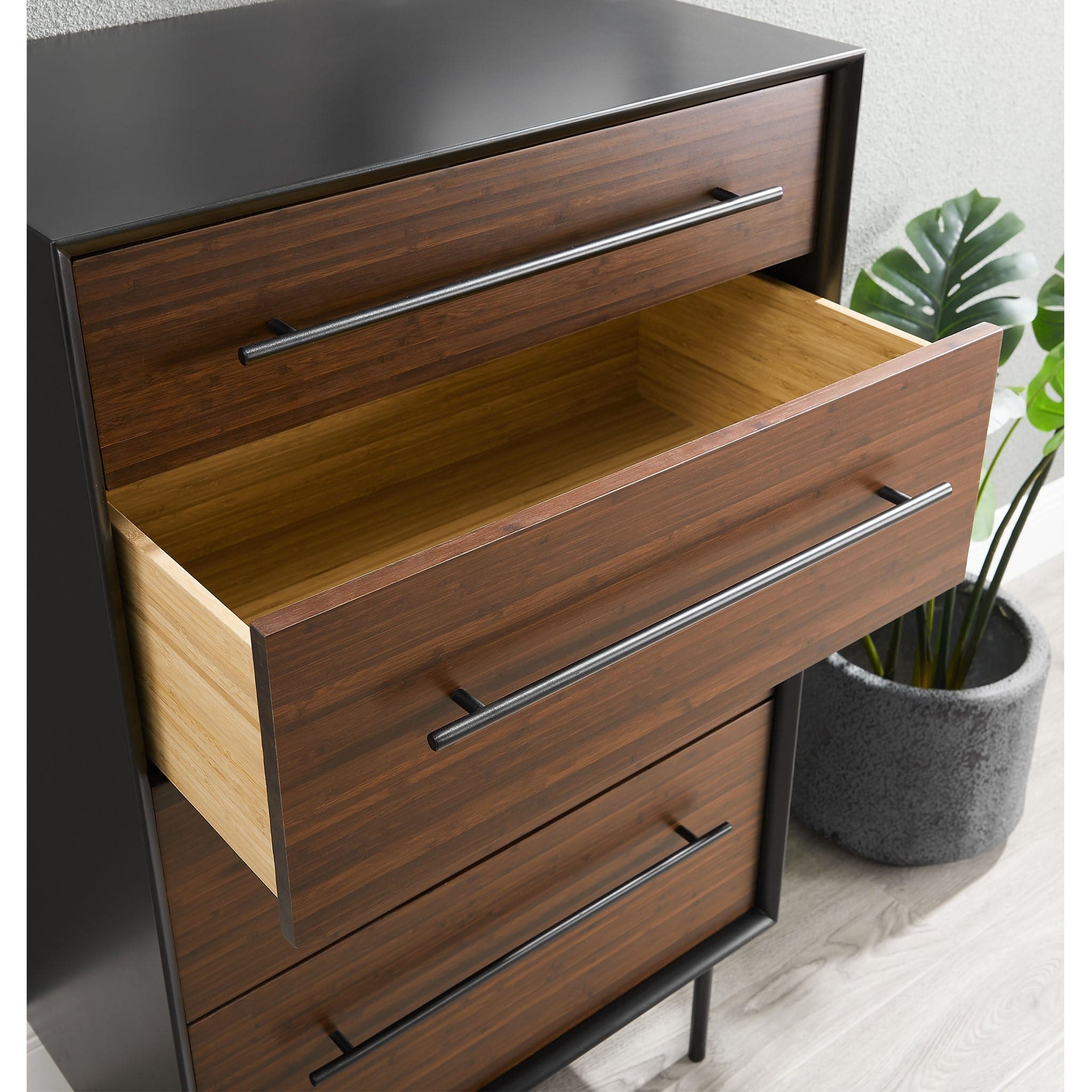 Park Avenue 4 Drawer High Chest - Image 4