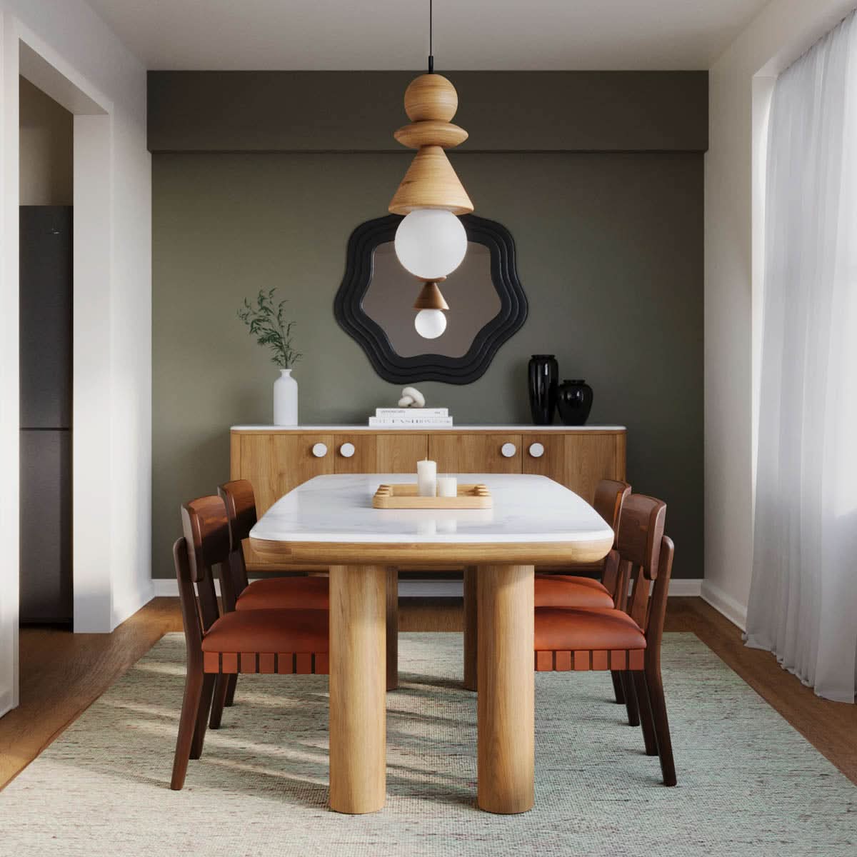 Pillar Rectangular Dining Table - Image 3