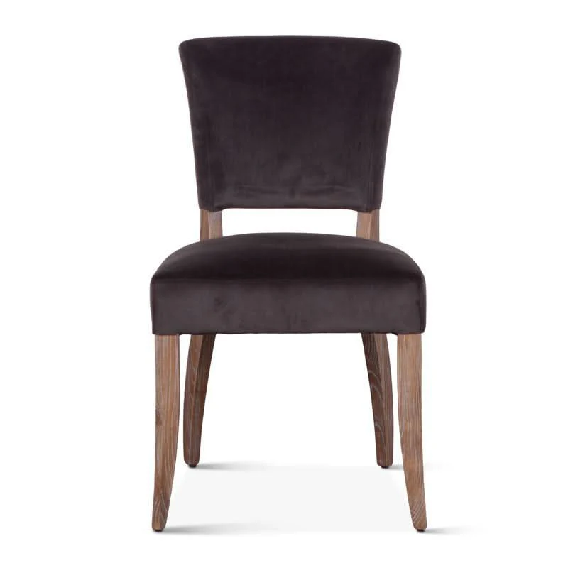 Portia Upholstered Oak Frame Dining Chair - Image 2
