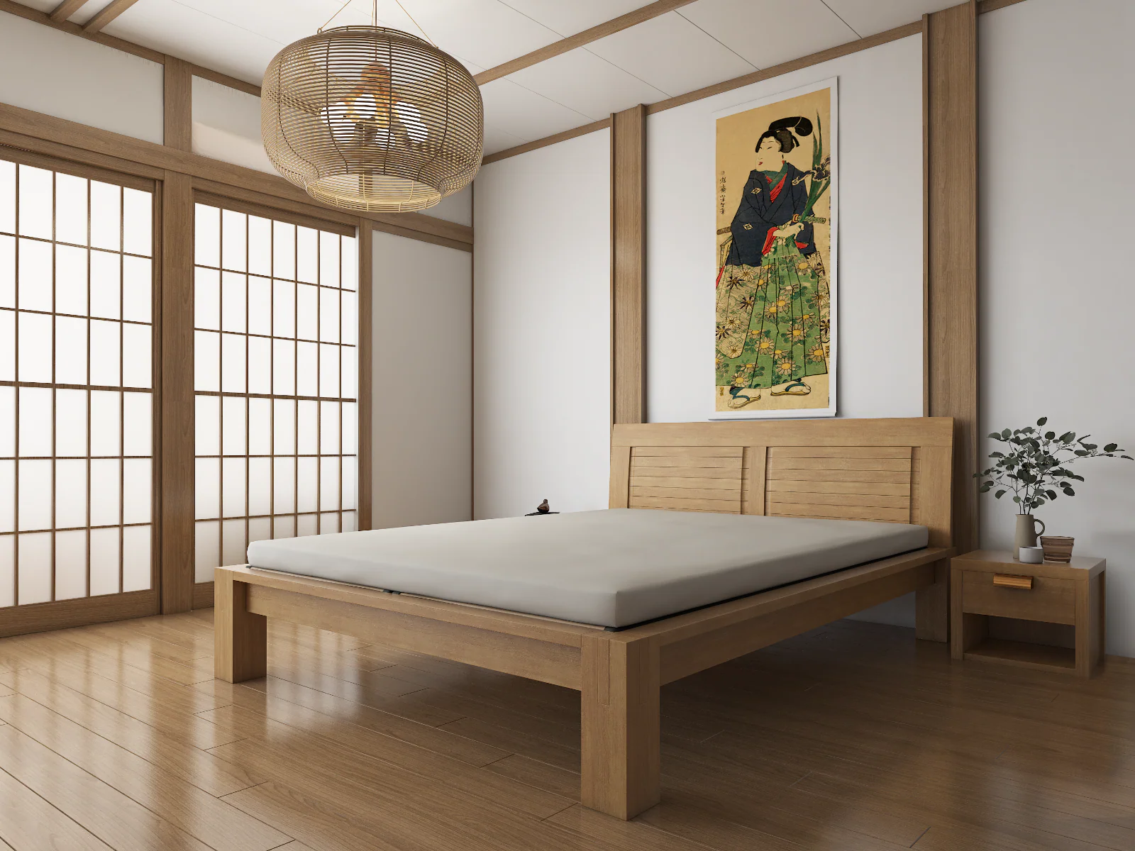 Raku Tatami High Rise Bed - Image 5