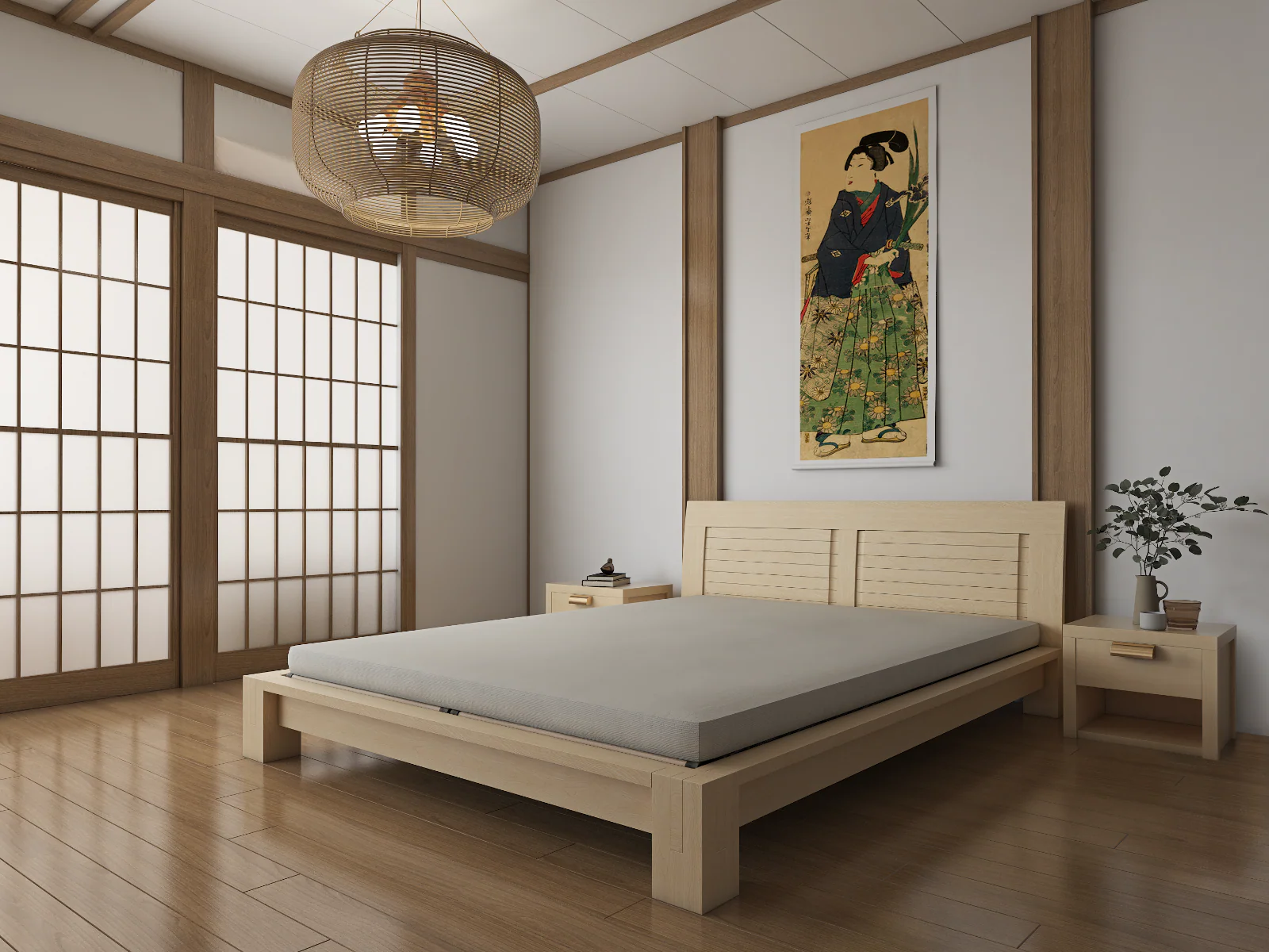 Raku Tatami Platform Bed - Image 5