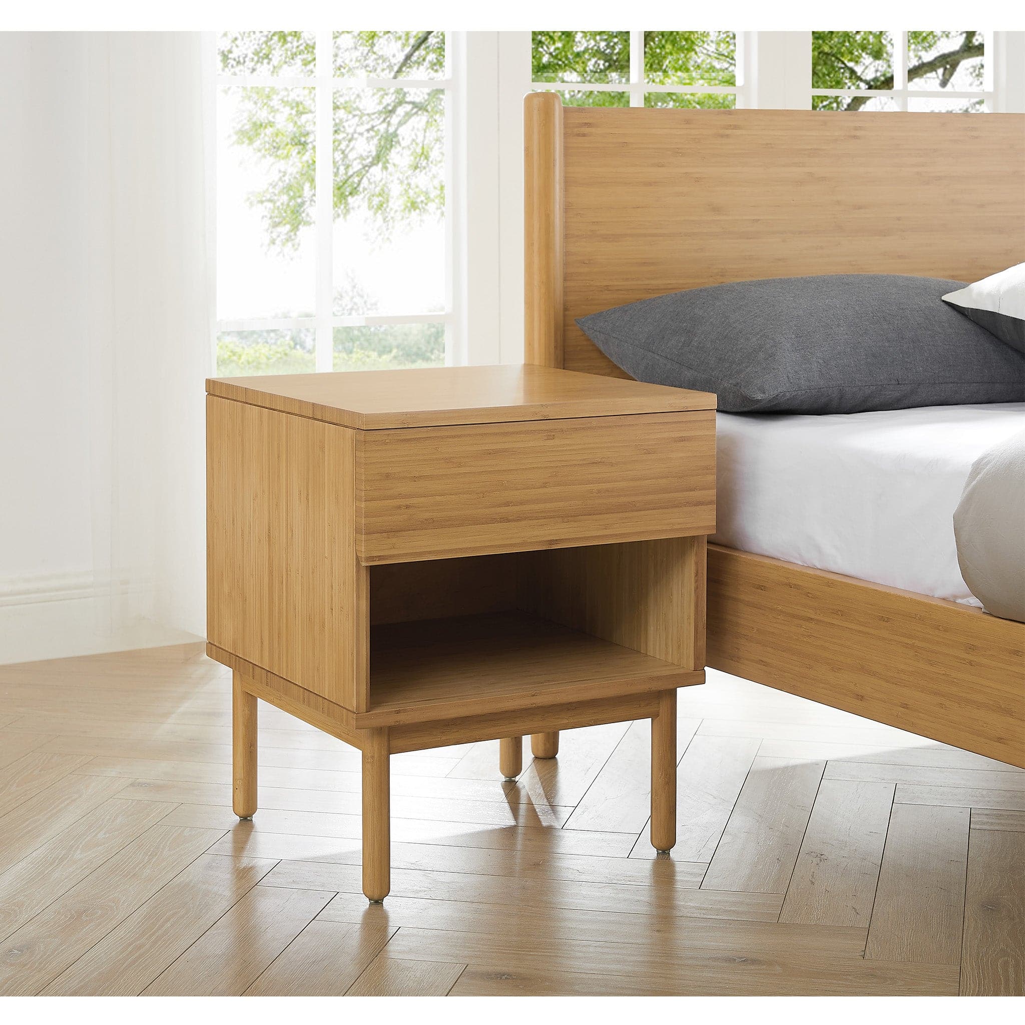 Ria 1 Drawer Nightstand - Image 3