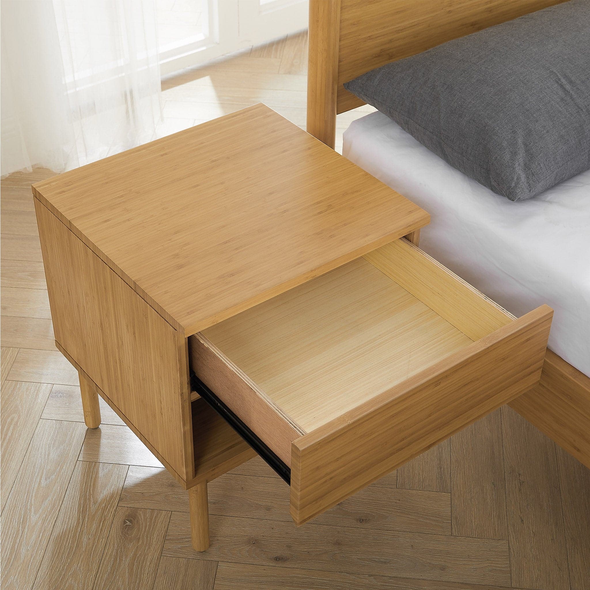 Ria 1 Drawer Nightstand - Image 4
