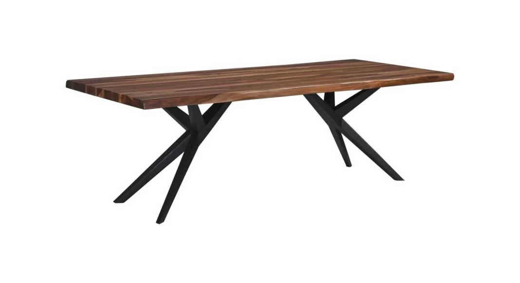 Rosewood Live Edge Long Dining Table