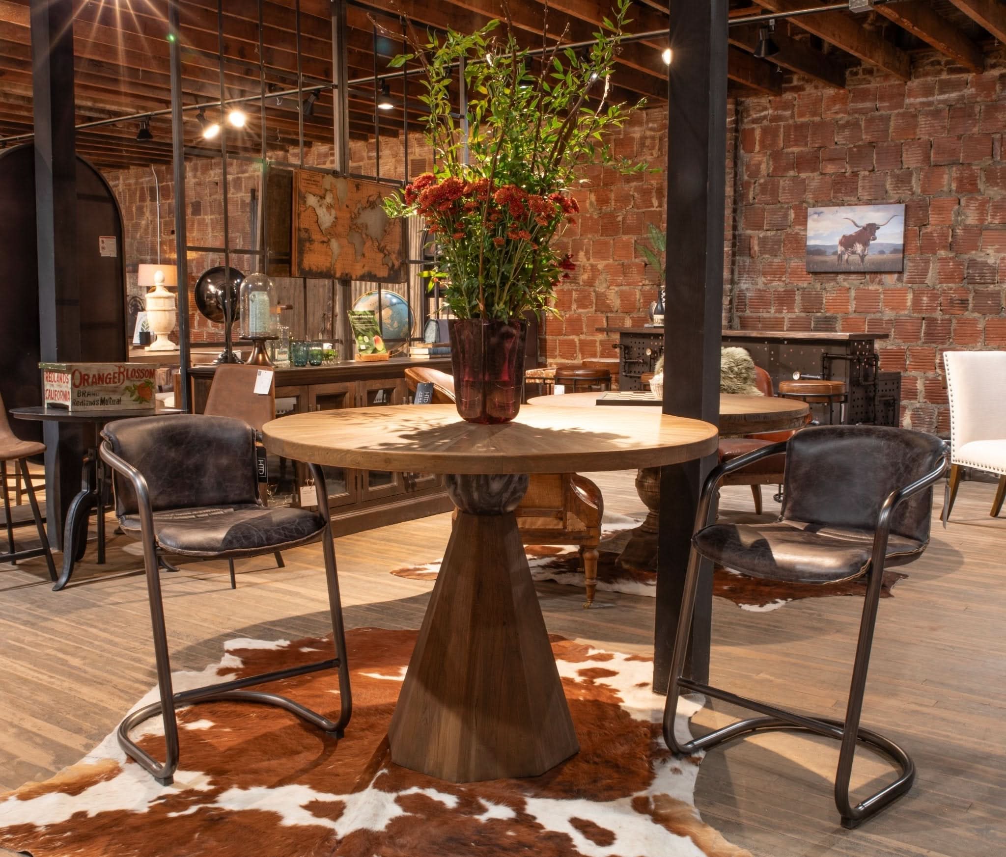 Rustic Revival Natural Teak Wood Gathering Table - Image 3