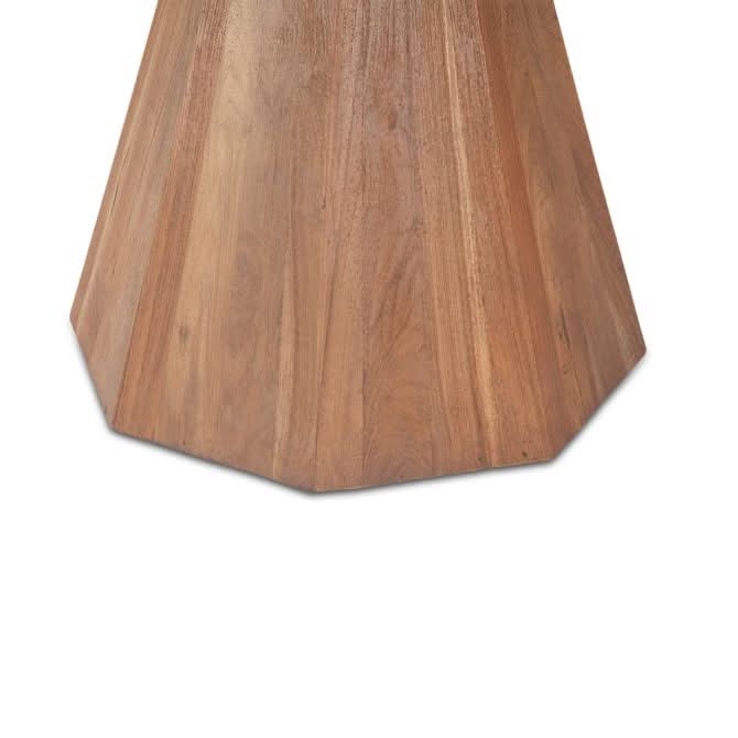 Rustic Revival Natural Teak Wood Gathering Table - Image 5