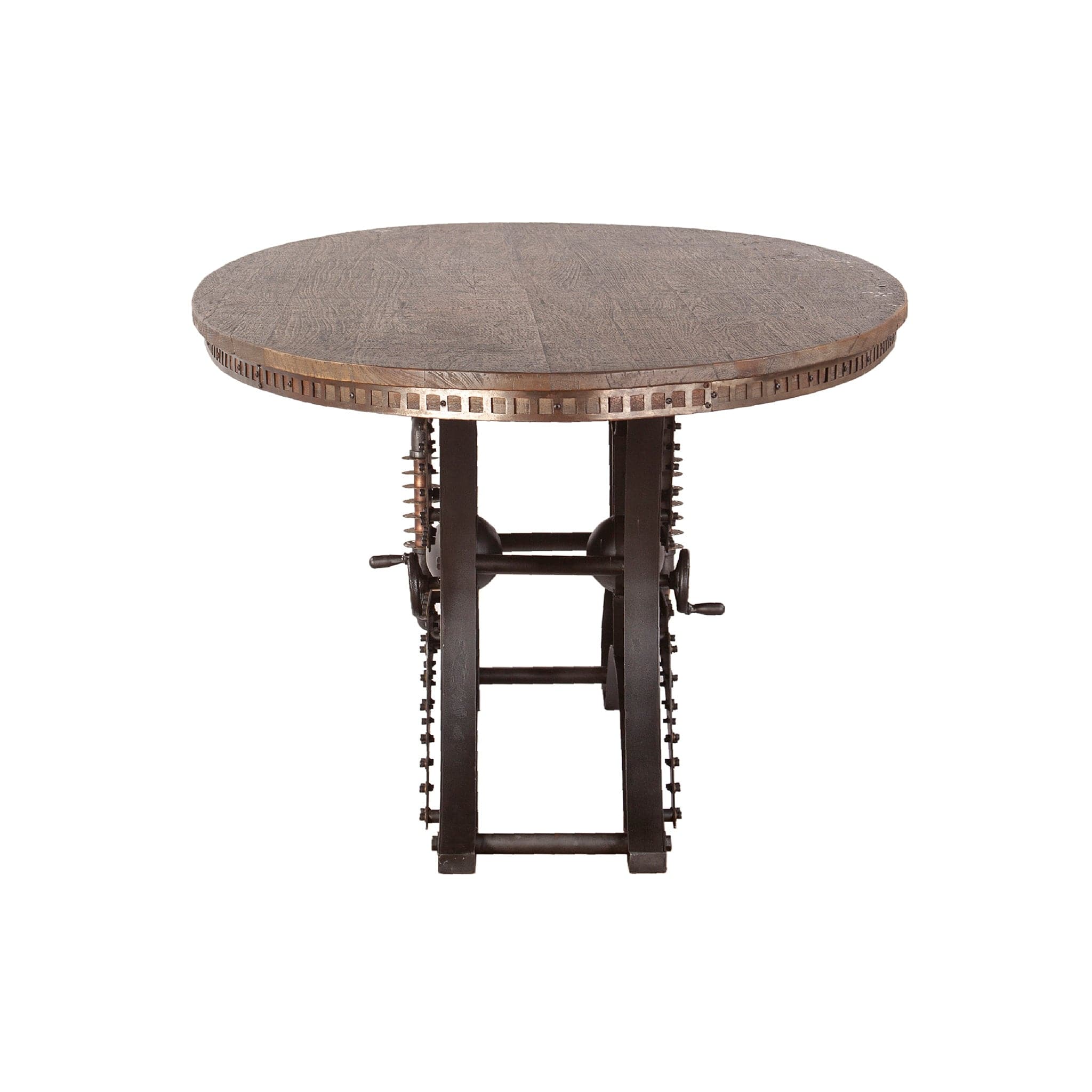 Rustic Revival Oval Shape Dining Table - Image 3