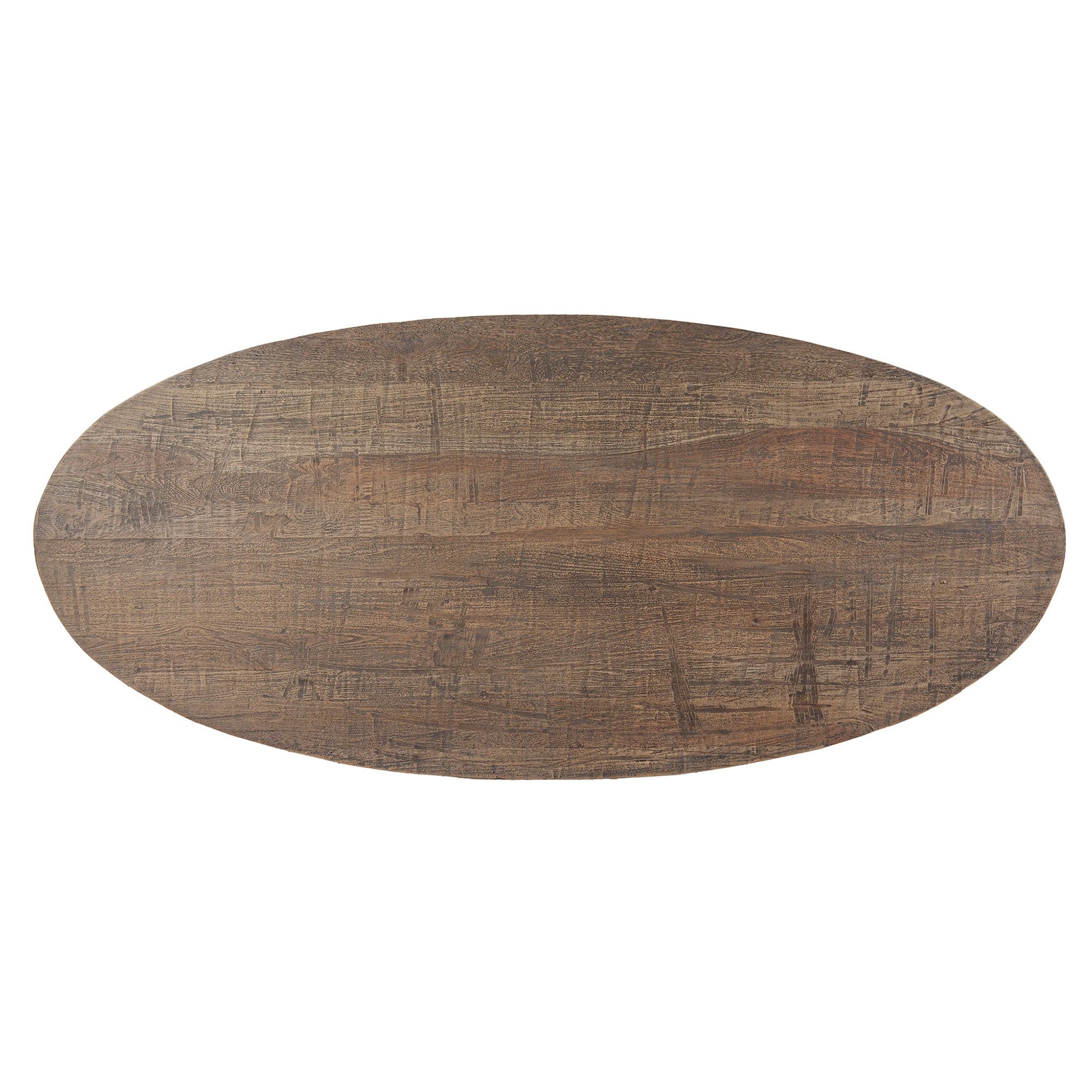 Rustic Revival Oval Shape Dining Table - Image 4