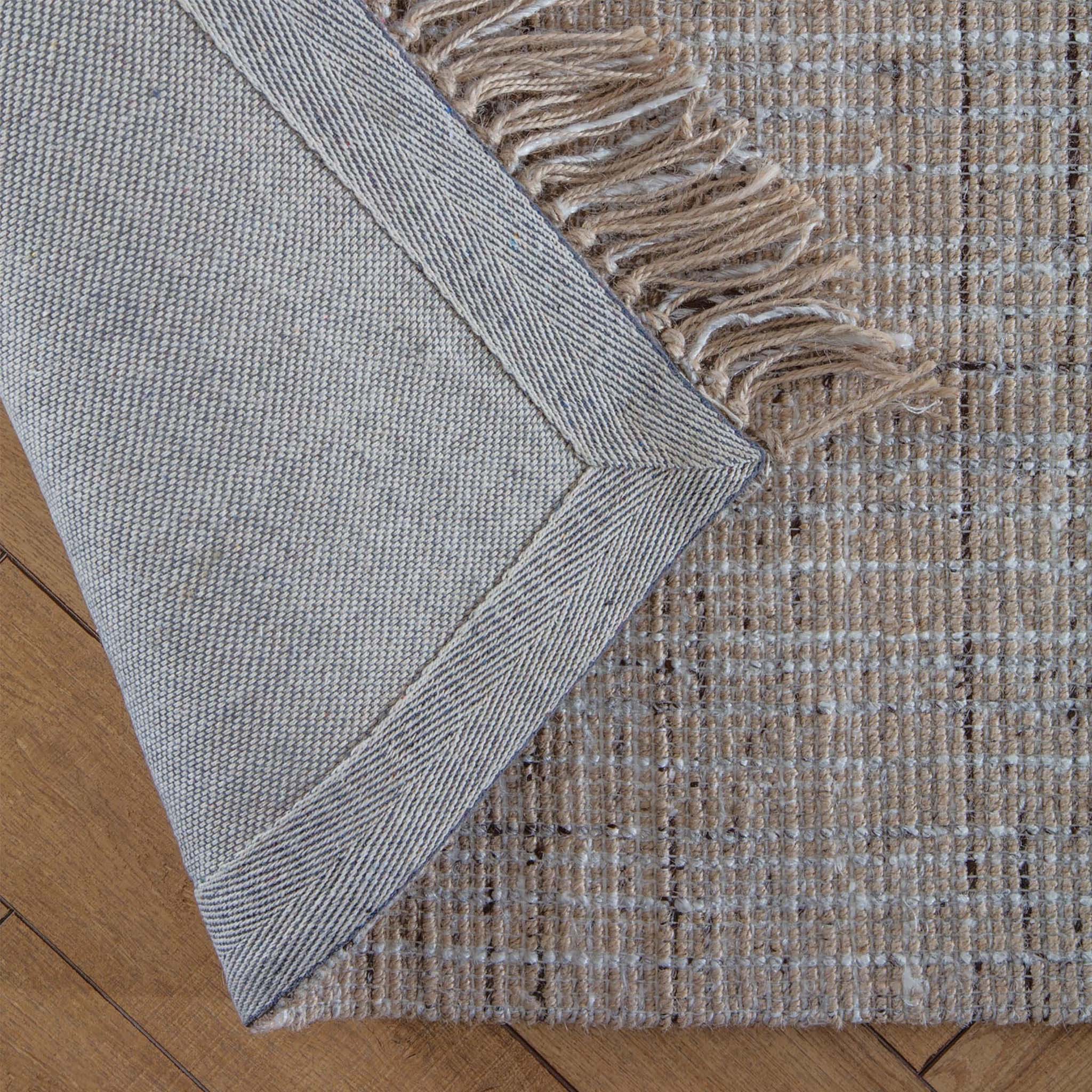 Sallisaw Tan Jute and Wool Rug - Image 2
