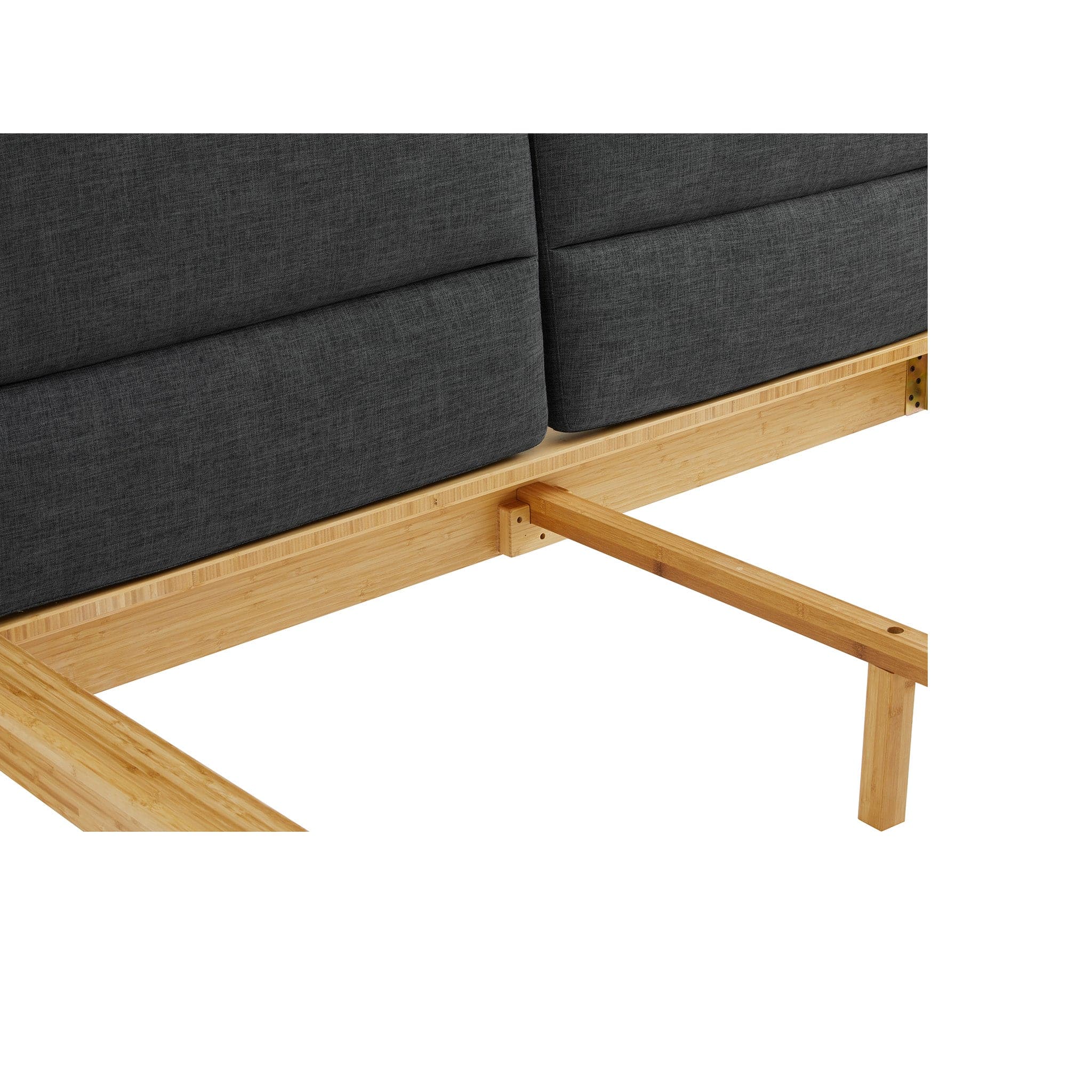 Santa Cruz Platform Bed with Fabric - Image 11