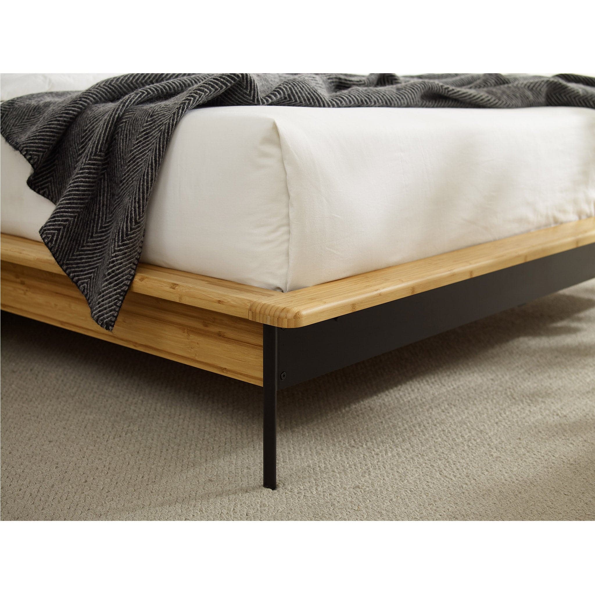 Santa Cruz Platform Bed with Fabric - Image 7