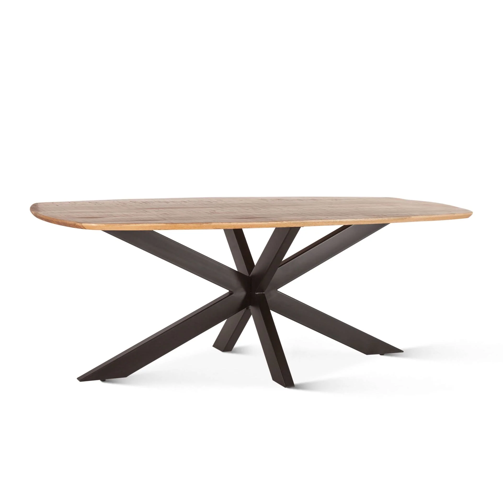 Santa Margherita Mango Wood and Iron Dining Table