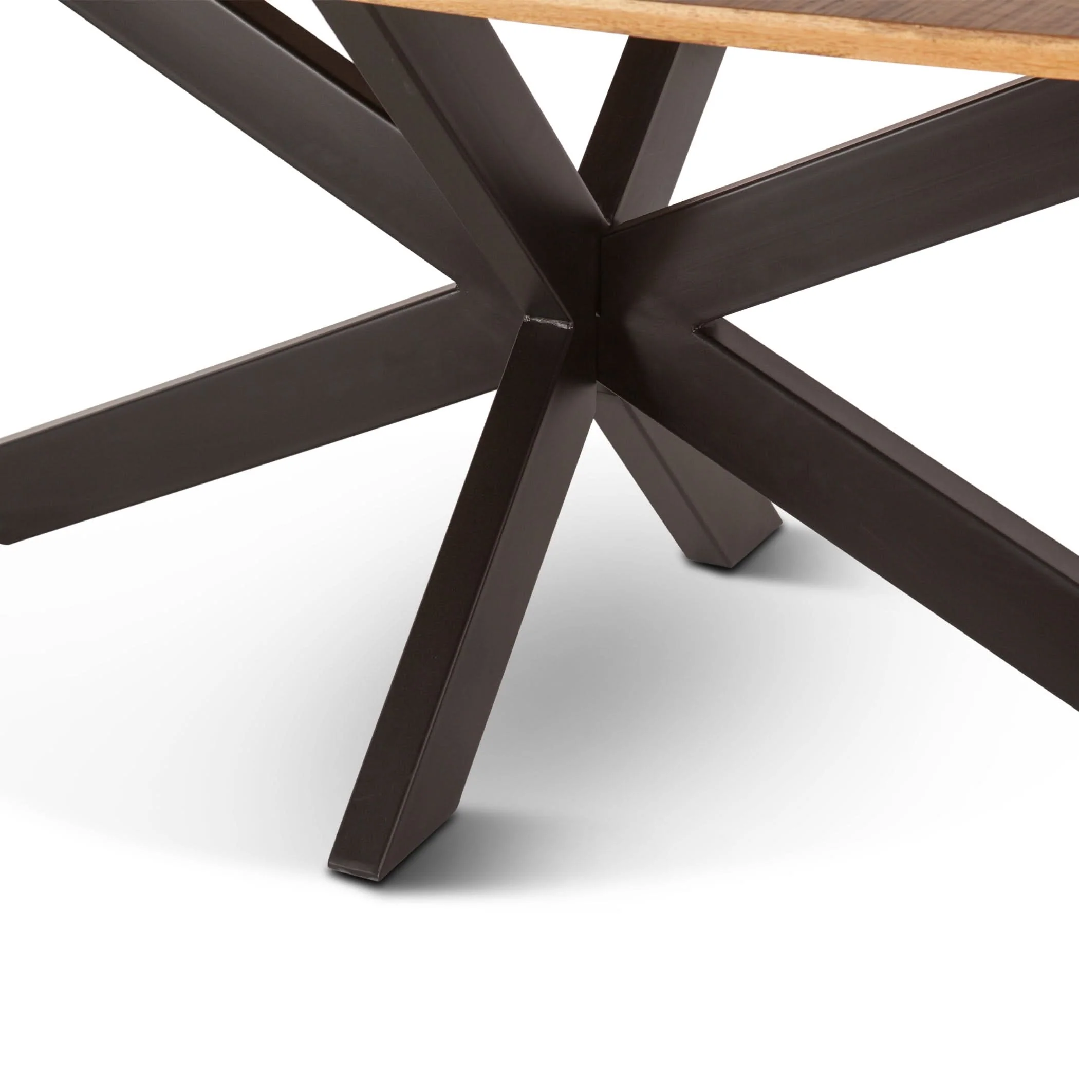 Santa Margherita Mango Wood and Iron Dining Table - Image 9