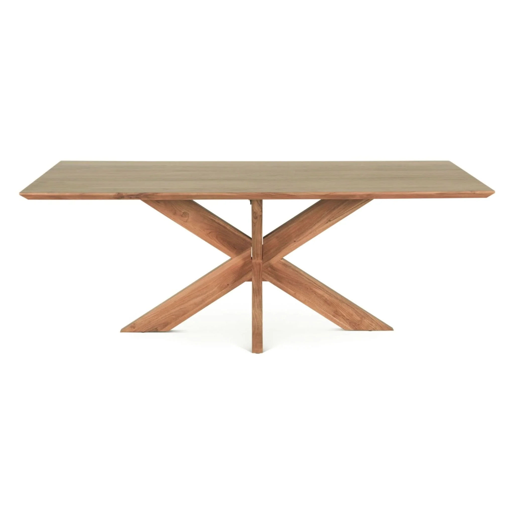 Stockholm 78" Weathered Acacia Wood Dining Table - Image 2