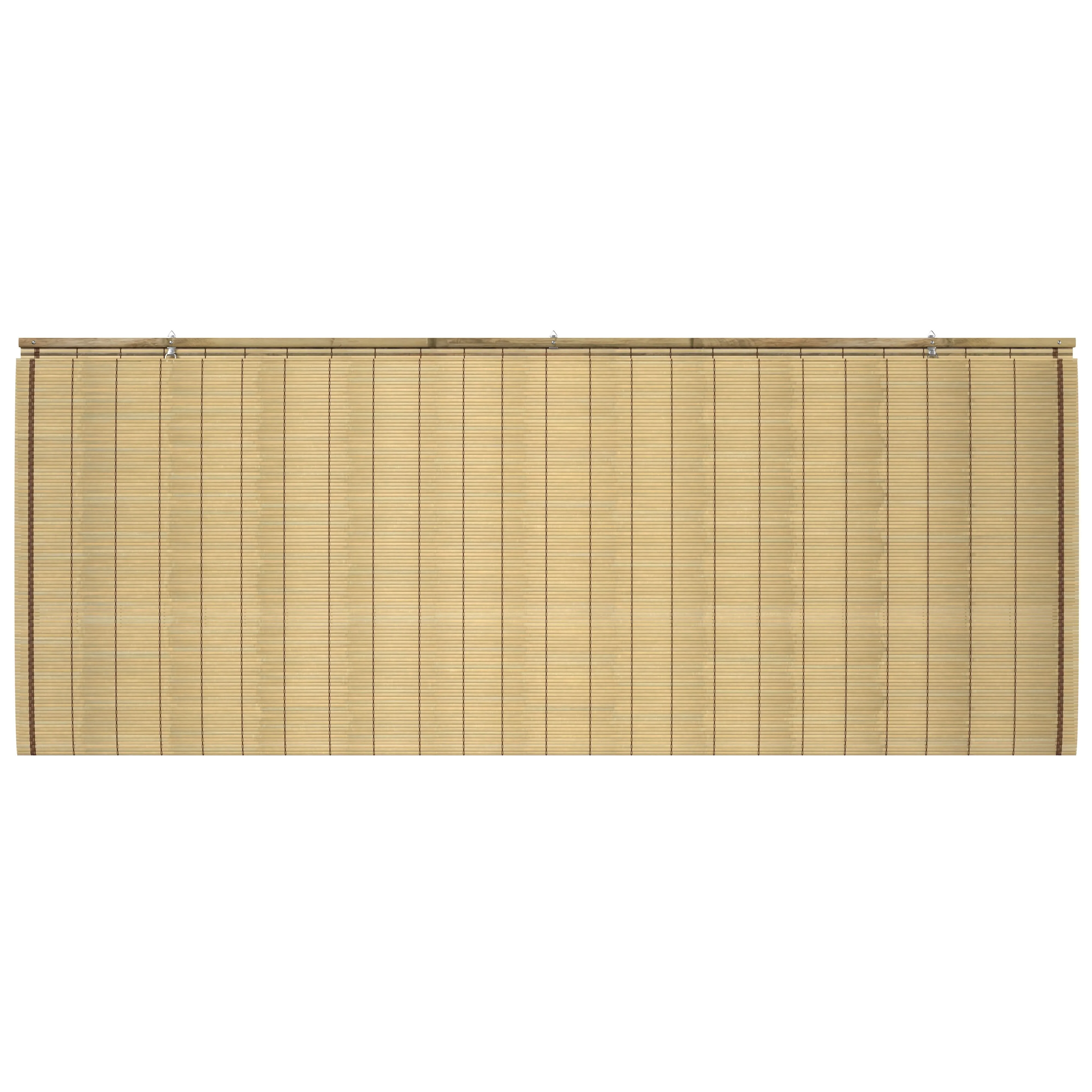 Tortoise Burnt Bamboo Cordless Window Shade - Image 22