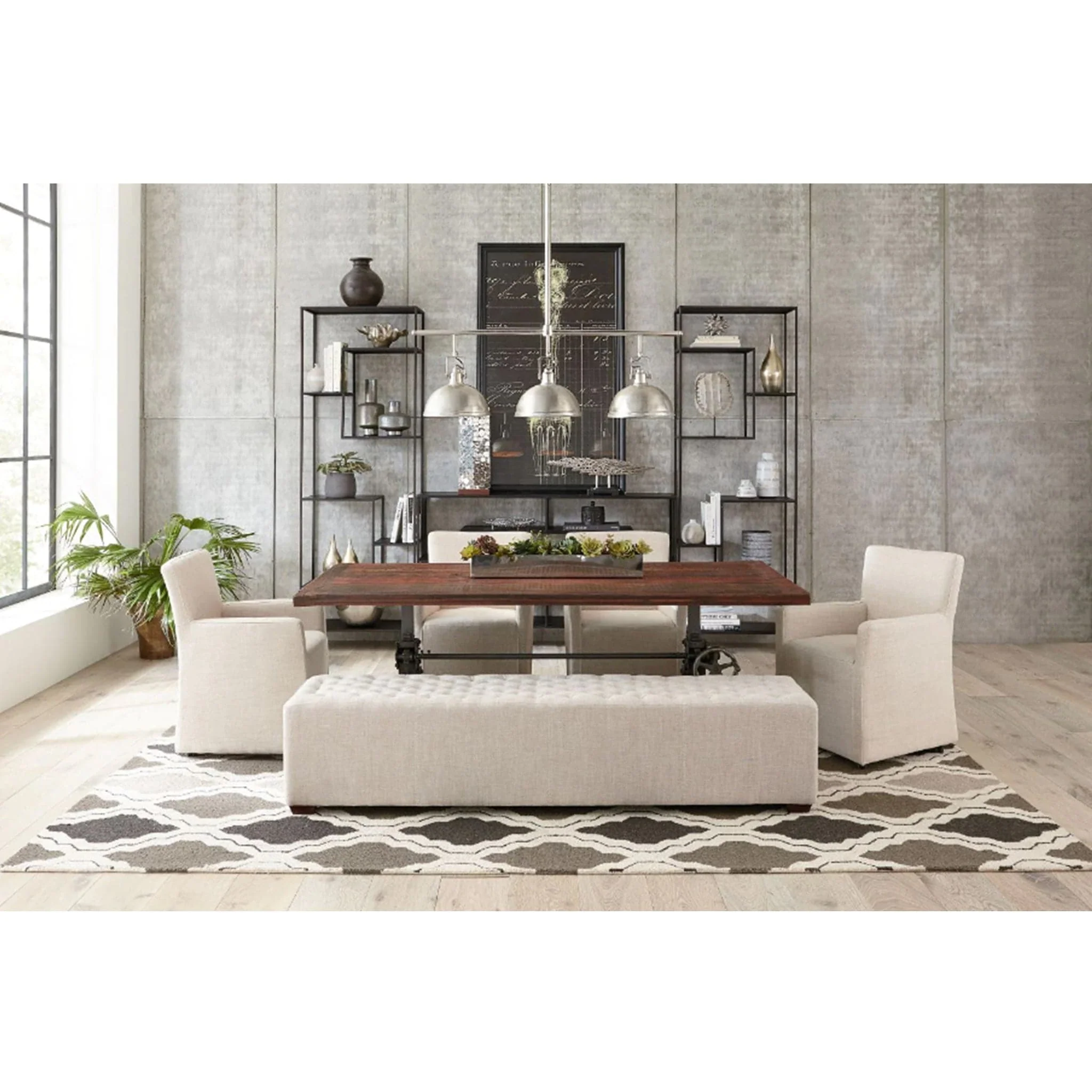 Welles Adjustable Rectangle Dining Table - Image 4